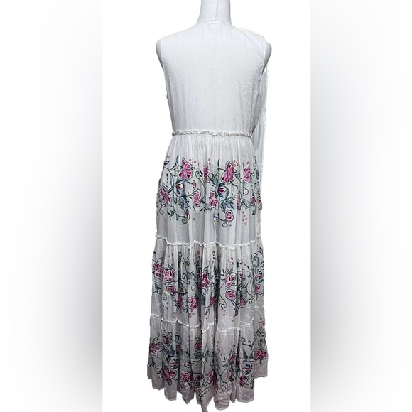 Sundance Maxi Dress Womens Size Small Sleeveless Embroidered - Picture 4 of 9